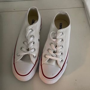 brand new white converse